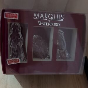 Marquis by Waterford Crystal Nativity Holiday Figurine Set